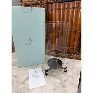 PartyLite Essentials Hurricane Candle Holder Retired NIB P12C/P9152